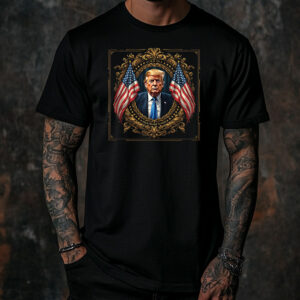 A formal T-shirt design commemorating a presidential inauguration