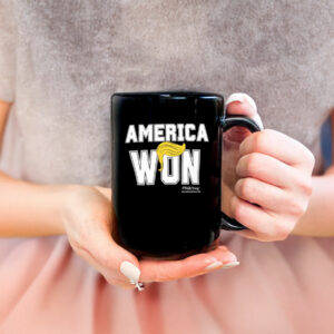 America Won Trump Hair Mug