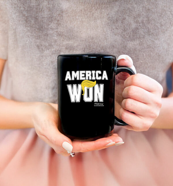 America Won Trump Hair Mug