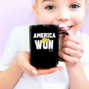 America Won Trump Hair Mug