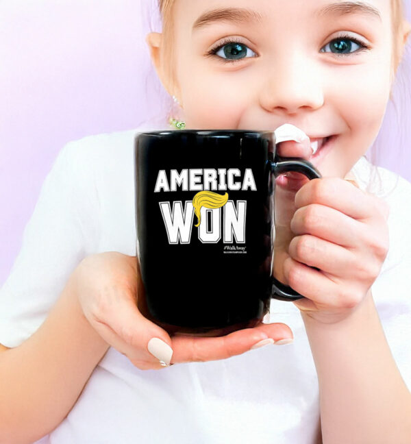 America Won Trump Hair Mug