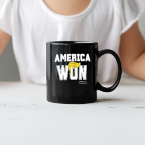 America Won Trump Hair Mug