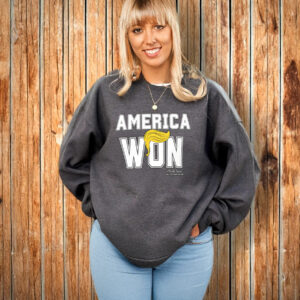 America Won Trump Hair T-Shirt