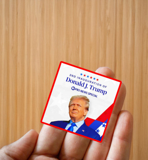 Commemorate the 2nd Inauguration of Donald J. Trump with this Exclusive Sticker ,Car Magnet