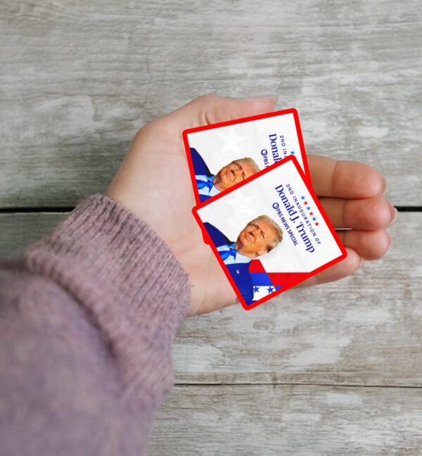 Commemorate the 2nd Inauguration of Donald J. Trump with this Exclusive Sticker ,Car Magnet