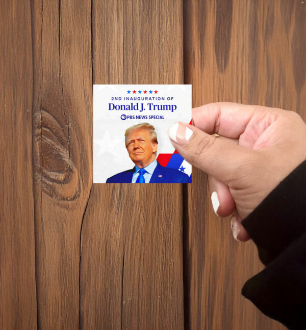 Commemorate the 2nd Inauguration of Donald J. Trump with this Exclusive Sticker ,Car Magnet