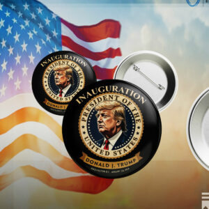 Donald J. Trump Presidential Inauguration Pin Button