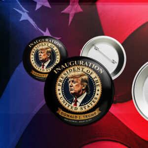 Donald J. Trump Presidential Inauguration Pin Button