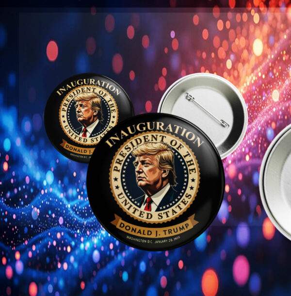 Donald J. Trump Presidential Inauguration Pin Button