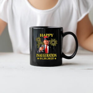 Donald Trump Drink Wine Party Happy Inauguration 01.20.2025 Mug