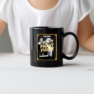 Donald Trump Fight Fight Fight Meme Coin Mug