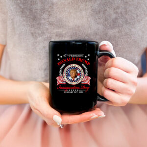 Donald Trump Inauguration Day 2025 USA 47th President 45 47 Mug