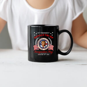 Donald Trump Inauguration Day 2025 USA 47th President 45 47 Mug