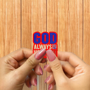 God Always Has A Plan Trump Sticker ,Car Magnet