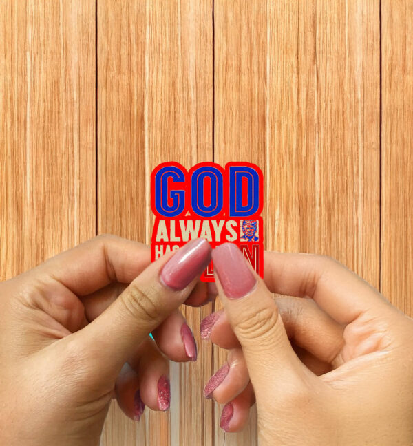 God Always Has A Plan Trump Sticker ,Car Magnet