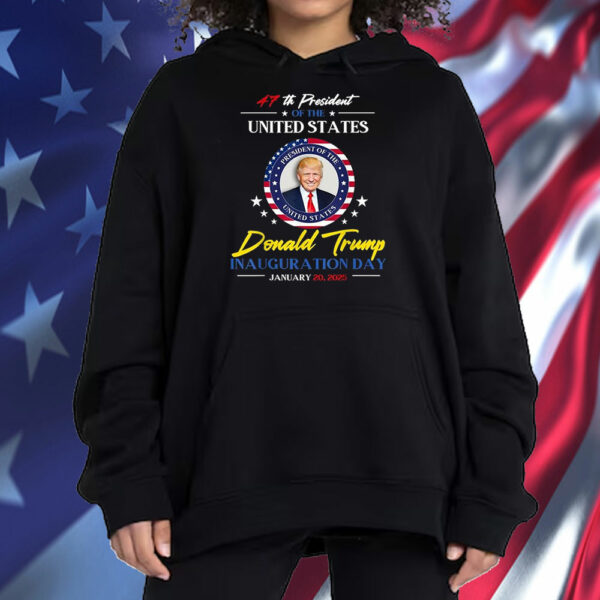 Official Donald Trump Inauguration Day 2025 47th Of The United States President T-Shirt