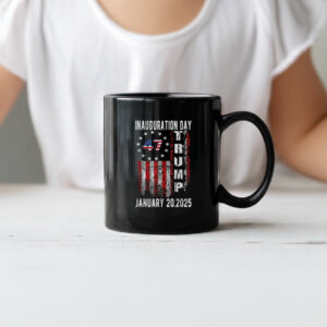 President Donald Trump Inauguration Day 2025 47 Th Flag Mug