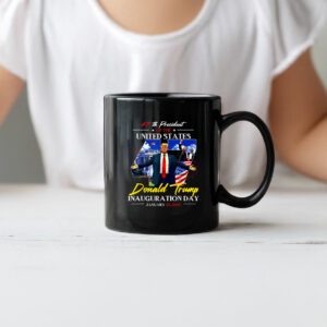 President Donald Trump Inauguration Day 2025 47Th Usa Flag Mugs