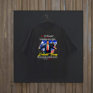 President Donald Trump Inauguration Day 2025 47Th Usa Flag T-Shirts