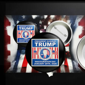 President Donald Trump Inauguration Day 2025 Button