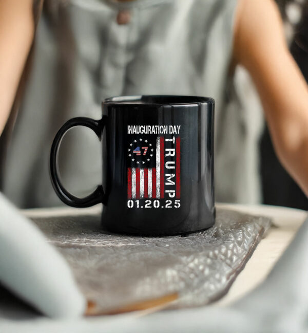 President Donald Trump Inauguration Day 2025 Memorabilia Flag Mug