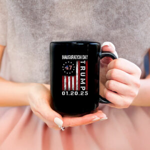 President Donald Trump Inauguration Day 2025 Memorabilia Flag Mug