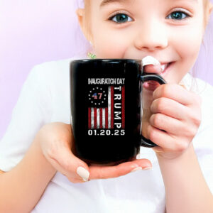 President Donald Trump Inauguration Day 2025 Memorabilia Flag Mug