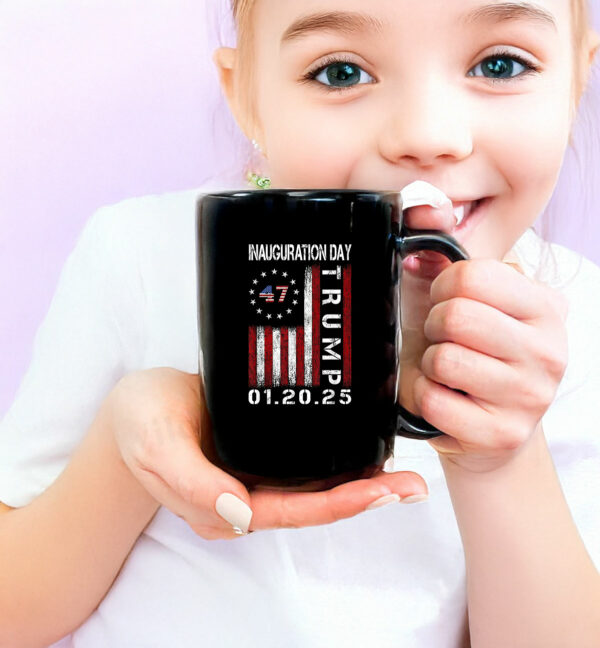 President Donald Trump Inauguration Day 2025 Memorabilia Flag Mug