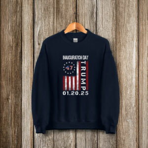 President Donald Trump Inauguration Day 2025 Memorabilia Flag T-Shirts