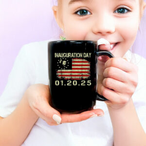 President Donald Trump Inauguration Day 2025 USA Flag Mug