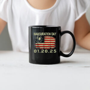 President Donald Trump Inauguration Day 2025 USA Flag Mug