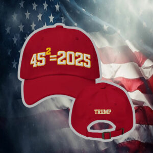 President Trump 45 Squared 2025 Hat