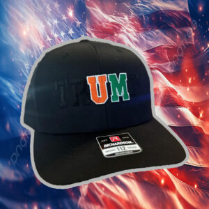 TRUMP MAGA University of Miami Blacked Out Hat