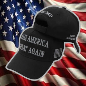 Trump 2025 45-47 Hat MAGA Black