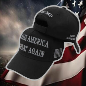 Trump 2025 45-47 Hat MAGA Black