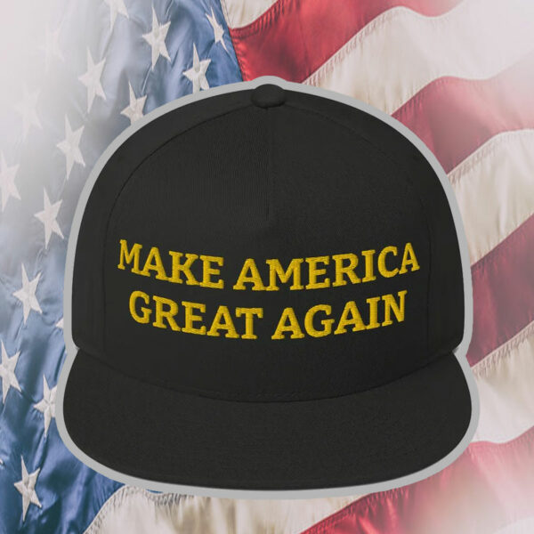 Trump Dark Maga hat - Gold Black Edition Dark MAGA