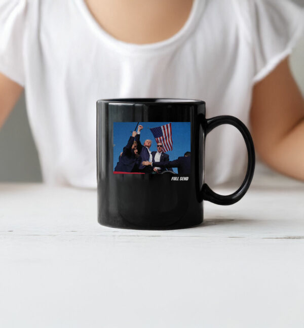 Trump Fight Black Mug