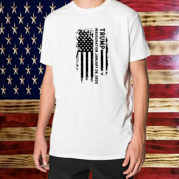 Trump Inauguration January 20, 2025 American flag T-Shirt