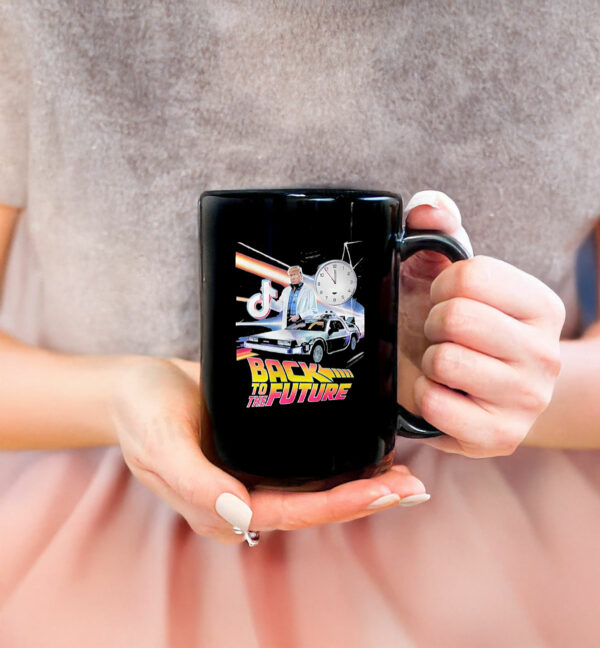 Trump Save Tiktok Back To The Future 2025 Mug