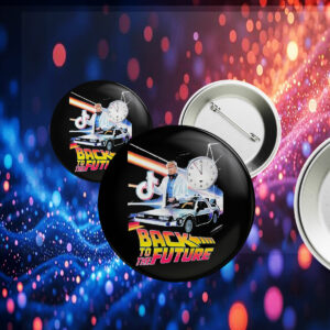 Trump Save Tiktok Back To The Future 2025 Pin Button