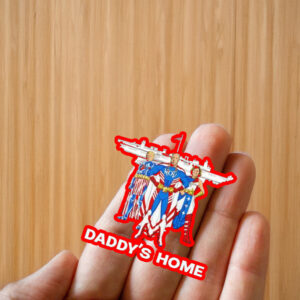 Trump Superheros daddy’s home Sticker ,Car Magnet