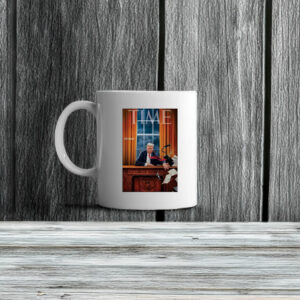 Trump Sweeping President Biden’s Belongings Off The Desk Mug