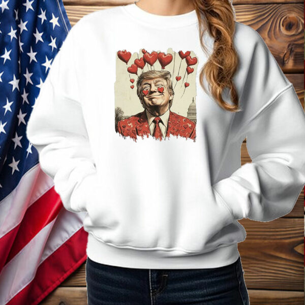 Trump Valentine, Heart Graphic Trump Valentine T-Shirt