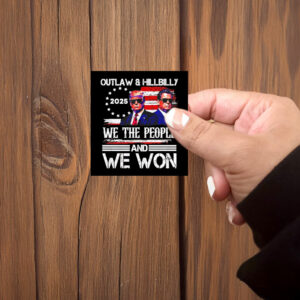 Trump Vance We Won Win Inauguration Day 2025 Sticker ,Car Magnet