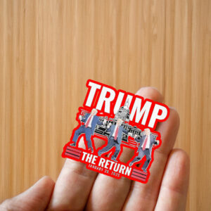 Trump Victory Dance Inauguration The Return Jan 20 2025 Sticker ,Car Magnet