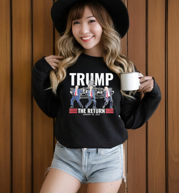 Trump Victory Dance Inauguration The Return Jan 20 2025 T-Shirt