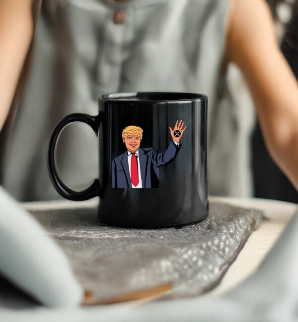 Zach Rectorb Wearing Trump Xrp Mug