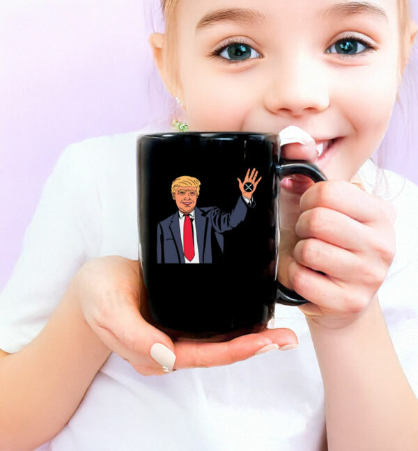 Zach Rectorb Wearing Trump Xrp Mug