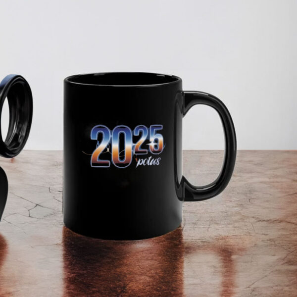 Cool 80's Retro 2025 POTUS Trump MAGA Mug