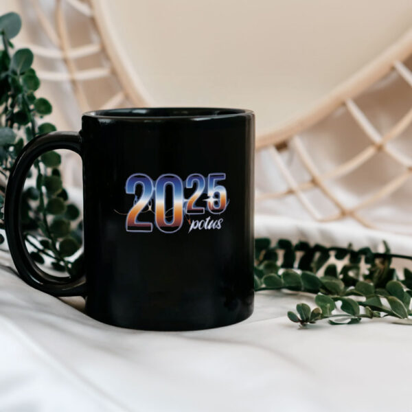 Cool 80's Retro 2025 POTUS Trump MAGA Mug